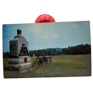 Gettysburg Battlefield Postcard Battery D 1st NY Light Artillery Monument